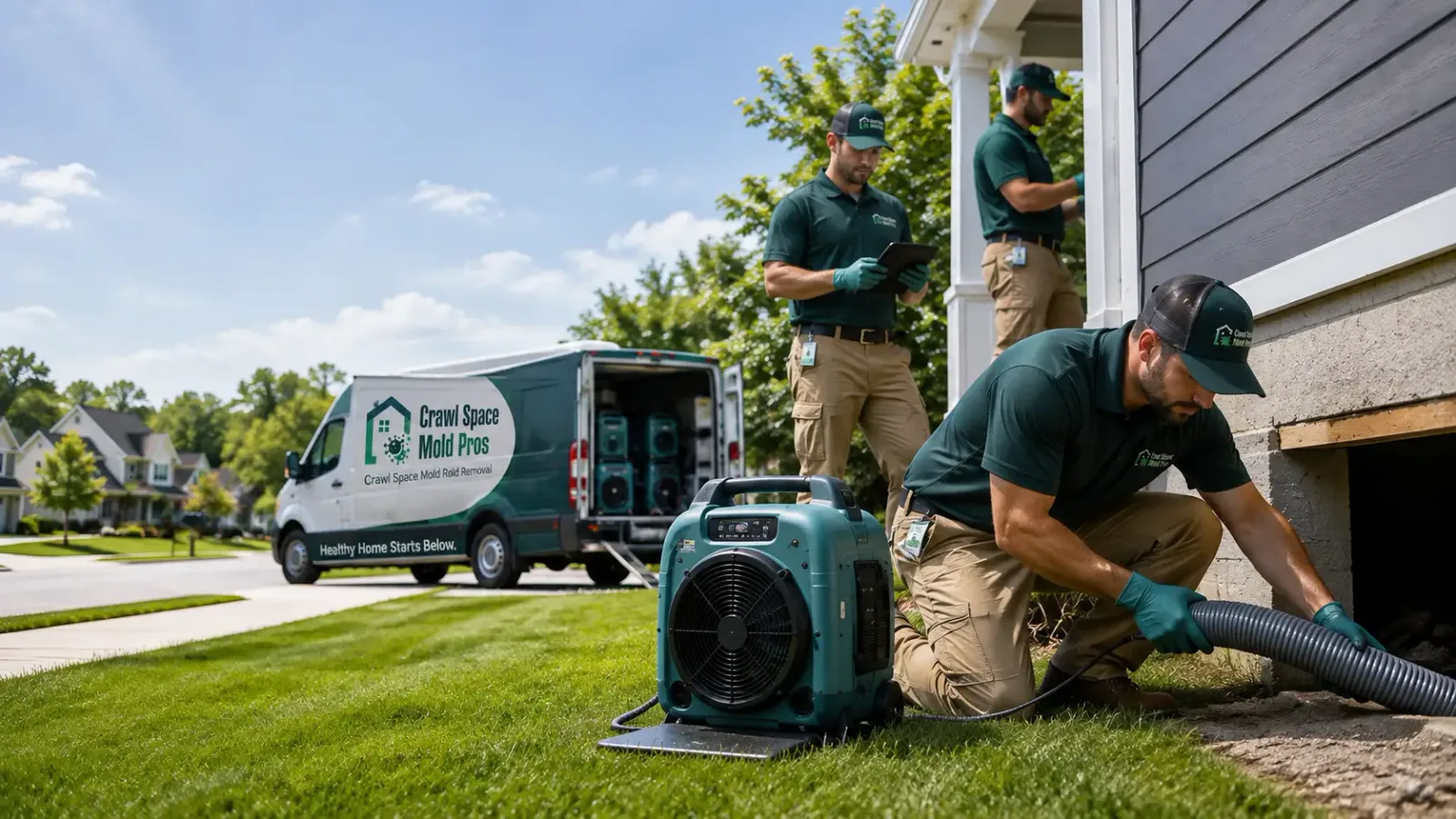 Crawl Space Mold Removal in West Greenwich, RI